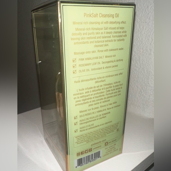 PIXI BEAUTY - PINK SALT CLEANSING OIL ( NWOT) - Picture 3 of 3